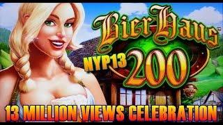 WMS - Bier Haus 200 Slot Bonus BIG WIN