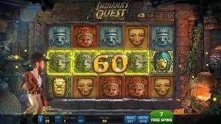 Indiana’s Quest slots - 1,065 win!