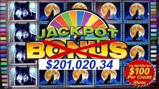 •$200K WIn NO BONUS NEEDED High Stakes Vegas Casino Video Slots Jackpot Handpay Wolf Run • SiX Slot 