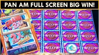 BIG WIN!!! •Pan Am Mighty Cash Slot Machine• Vegas Wins!!!