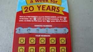 "The Good Life" $10 Illinois Lottery Instant Scratch Off Ticket