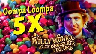 5cent - Willy Wonka - *SUPER BIG WIN* - Ooompa Loompa - Slot Machine Bonus
