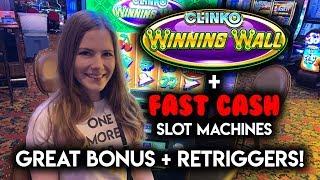 Clinko Winning Wall! Slot Machine! BONUS Lots of Re-Triggers!!