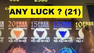 •ANY LUCK ? Free Play Slot Live Play (21)•FIVE DRAGONS DELUXE Slot machine •$3.00 Bet