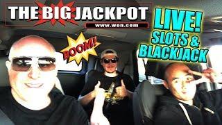 • Live Slots and Blackjack • Mega Fun •