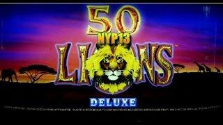 Aristocrat - 50 Lions DELUXE Slot Bonus WIN •NEW RELEASE•