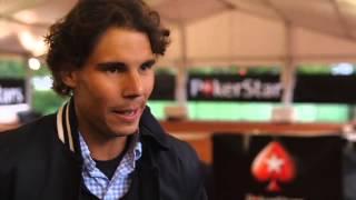 RAFA NADAL PLAYS AN ACE WITH 100 FANS IN PARIS