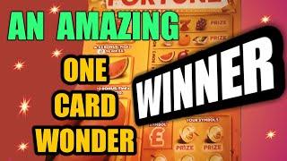 One Card Wonder game.."AMAZING BIG WINNER".....GET IN THERE...WhooooOOOOOOO..Classic