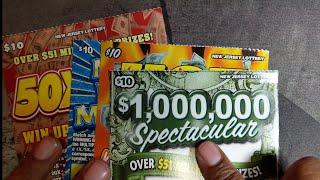 Buying different New Jersey Lottery $10 Scratch offs