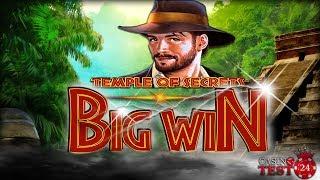 BIG WIN on Temple of Secrets - Novomatic Slot - 1€ BET!