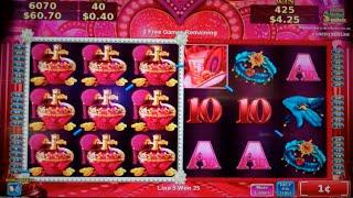 Parisian Pleasures Slot Machine Bonus - 7 Free Games Win with Merged Reels