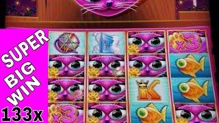 Miss Kitty Gold Slot Machine •Super Big Win• 133x  !!! + W4 Miss Kitty $10 Bet Bonus