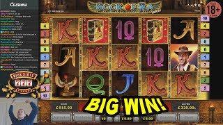 BIG WIN on Book of Ra Slot - £8 Bet!