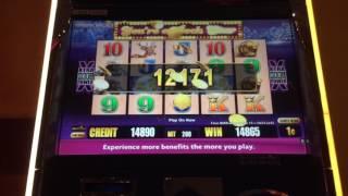 Timber Wolf - Bonus - Big Win! - $2 Bet. Third machine and second bonus.