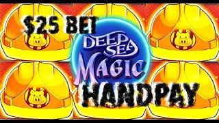 JACKPOT HANDPAY: Deep Sea Magic + Huff n Puff Slot