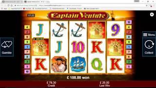 Captain Venture £5 stake bonus...