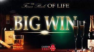 BIG WIN on The Finer Reels of Life Slot (Microgaming) - 2,40€ BET!