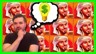 How To Win At Slot Machines: Try This Winning Strategy on Aladdin's Fortune Slot Machine (MEGA WIN!)