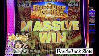 Upping the bet at the right time paid off HUGE⋆ Slots ⋆️Massive win on Fortune Coin and Treasure Bal