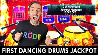 My FIRST JACKPOT on Dancing Drums Explosion ⋆ Slots ⋆ #ad
