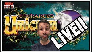 ENCHANTED UNICORN SLOT MACHINE LIVE PLAY w/ NEILY777! YOU MIGHT EVEN WIN A PRIZE!