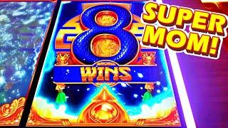 SUPER MOM SAVES THE DAY!! * AND MY MONEY!!! - Las Vegas Casino Slot Machine Bonus Free Games Win