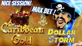Dollar Storm Slot Machine Max Bet Bonuses - Nice Session & Wins | Live Slot Play | SE-6 | EP-1