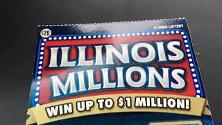 Morning scratch from the car - $20 Illinois Millions