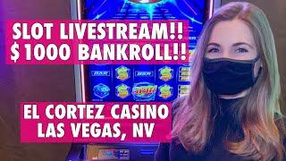 SLOT LIVESTREAM!! I’m back in Vegas!! $1000 Bankroll!