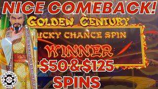 HIGH LIMIT Dragon Link Golden Century HANDPAY JACKPOTS $125 Bonus Slot Machine CASINO NICE COMEBACK