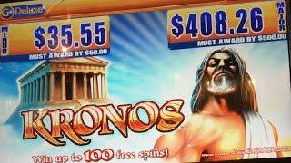 Kronos Slot Machine Bonus-Big Win!