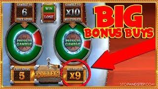 Buying BIG BONUSES on Megaways Slots, up to £400!! - Online Casino Session