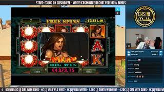 RECORD WIN!!! Girls with Guns Big win - Casino Games - Gambling - Huge Win