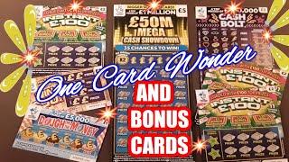 Scratchcards..£50 Million Cash Showdown..& .Bonus Scratchcards..mmmmmmMMM..says ★ Slots ★