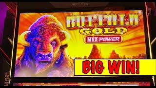 BIG WIN   Buffalo Gold Max Power on Max Bet!