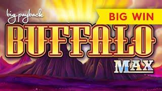 RETRIGGER FRENZY, WOW! Buffalo Max Slot - BIG WIN BONUS!