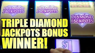 TRIPLE DIAMOND JACKPOTS BONUS WIN! ⋆ Slots ⋆ COLOR-BLINDED AGAIN!? Slot Machine (IGT)