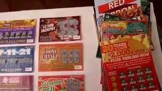 Playing Every Instant Lottery Ticket Game in Illinois - $1 Tickets.