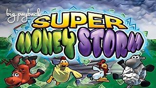 RETRIGGER, AWESOME! Super Money Storm Slot - MAX BET BONUSES!