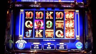 Double Hit Progressives slot bonus win at Sands Casino