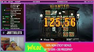 Normal Train Bonus!! Super Big Win From Wanted Dead Or A Wild!!