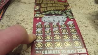 NEW GAME!! $7,000,000 CASH BLOWOUT $25 NEW YORK LOTTERY SCRATCH OFF TICKET