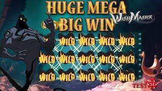 HUGE MEGA BIG WIN ON THE WISH MASTER SLOT (NETENT) - FULLSCREEN WILD - 4€ BET! • CasinoTest24DE