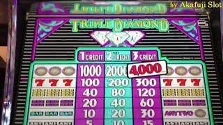 Super Big Win Triple Diamond $1 Slot machine Max bet $3 • Lightning Link 10c Slot  Akafuji Slot