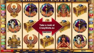 Throne of Egypt video slot - Microgaming Reviews