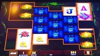 Gorilla Chief slot machine, live play & bonus fail