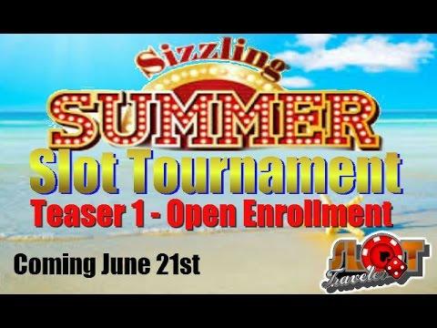 Summer Sizzling slot machine tournament - IS YOUR CHANNEL INTERESTED? • SlotTraveler •