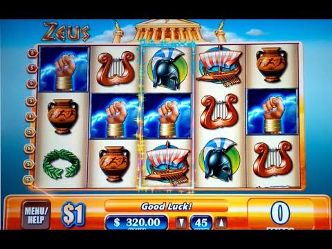 Zeus Slot $45 Max Bet Live Play and Bonus *JACKPOT HANDPAY* High Limit Slots!