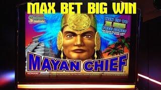 **MAX BET** MAYAN CHIEF Slot machine Huge Bonus WIN