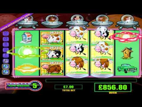£1,009.40 SUPER BIG WIN (144 X STAKE)INVADERS OF THE PLANET MOOLAH™ ONLINE SLOTS AT JACKPOT PARTY